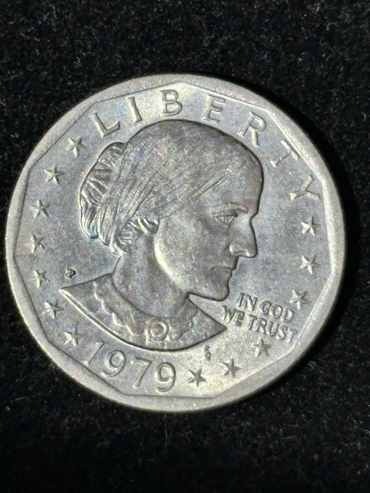 1979-P Susan B Anthony Liberty Dollar Wide Rim Error / DDO U.S. Coin. Rare! - Image 4 of 4