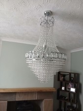 Large Chandelier Pendant Ceiling Light. 38 Cm X 60 Cm
