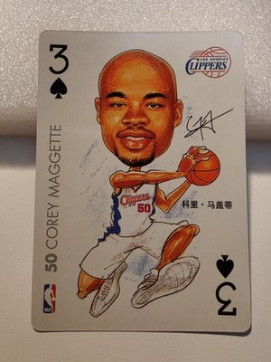 COREYMAGGETTE 2005 NBA PLAYING CARDS RARE CHINESE EDITION LOS ANGELES CLIPPERS