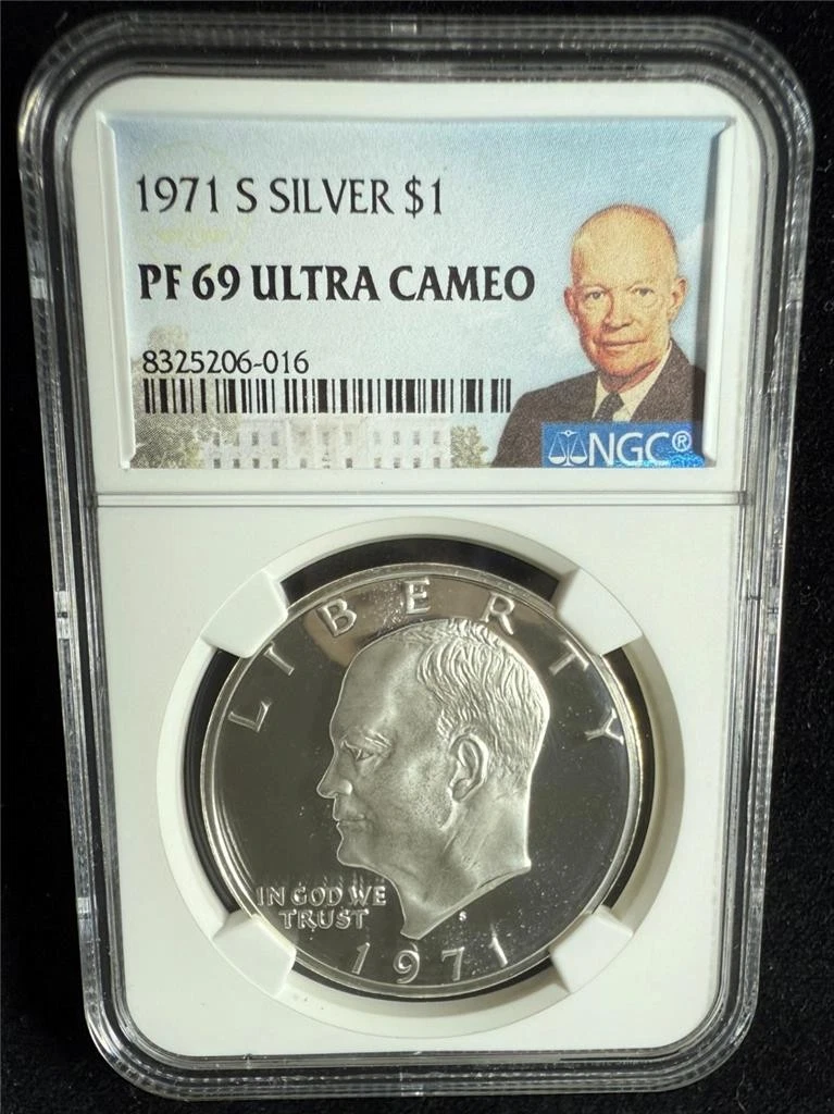 PR 69 Graded Eisenhower Dollars (1971-1978) for sale | eBay