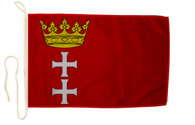 Flagge Danzig Fahne Bootsflagge verschiedenen Größen