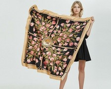 130 130cm Middle Eastern Style Women's Scarf 100 silk Scarf  103