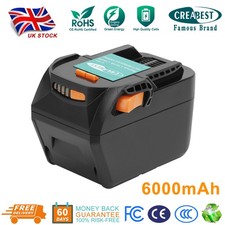 6000mAh Li-ion Battery For AEG 18V BS18G BS18C BST18 B1814G L1815R L1830R B1820R