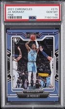 2021 PANINI CHRONICLES PINK #275 JA MORANT PSA 10