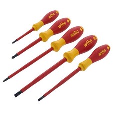 5-Pc Slotted, Phillips, Square Insulated SoftFinish Screwdriver Set 32059