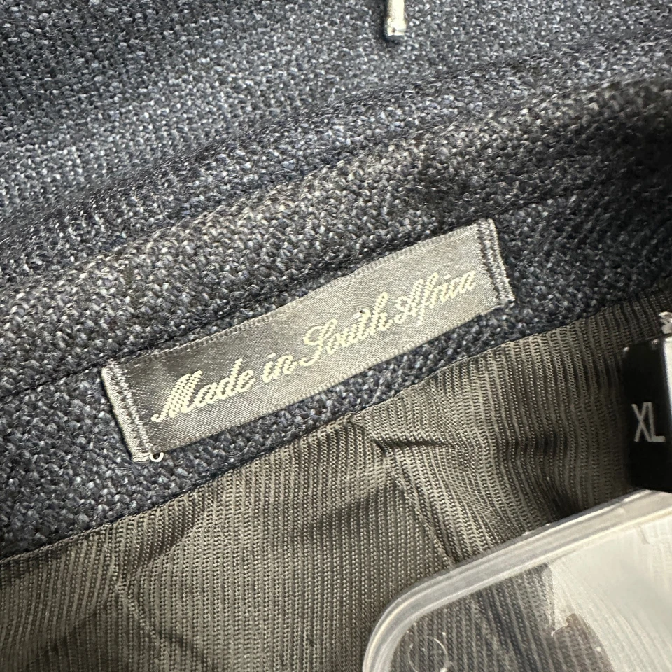 Blazer Oscar De La Renta Para Hombre Talla 48R Lana Cachemira Clásico Cuadros Sartorial Foto 3 de 4