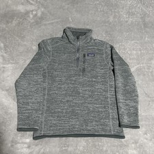 Patagonia Better Sweater 1/4 Zip Fleece Gray Boys Size M 10