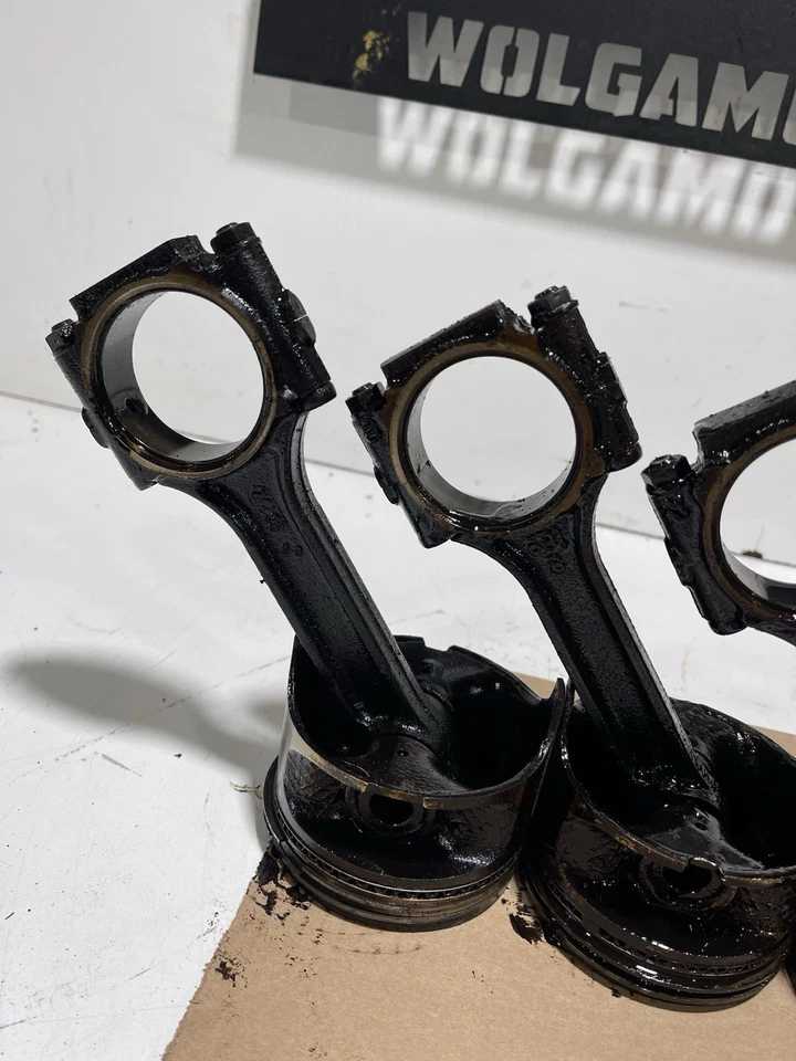 Set of 6 OEM 4.0 or 2.5 Standard Piston & Connecting Rods 97-06 Jeep TJ Wrangler - Image 2 of 4