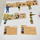 Vintage Hasbro GI Joe 1980s Figures, Cards, Weapons And Parts Lot, Cobra, Duke