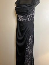 Fashion Nova Formals Dress , Prom, Weddings, Long Lace Slit Size S