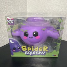 Crazy Fun Purple SPIDER Squishy Stretchy Tactile Squeeze Toy Ages 4