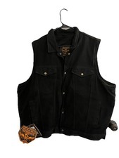 5XL NWT MILWAUKEE Performance Pocket Vest Conceal Carry Black Denim Biker