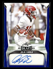 Jo Jo Earle 2023 Leaf Draft Blue Auto