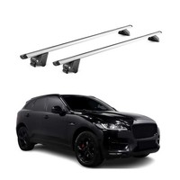 DachträGer GrundtäGer FüR Jaguar F-Pace 2016-2025 100Kg Aluminium Silber 2X ABE