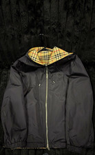 Burberry Men s Reversible Jacket Full  Black ...