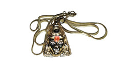  Traditional Hanuman Chalisa Locket With Chain Gold Plated l662