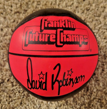 Vintage Franklin David Robinson Plush Mini Basketball Soft Ball 90s NBA