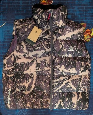 Nike ACG Lunar Lake Therma FIT ADV Women  Sz M vest Black Purple FV7331-573 $250