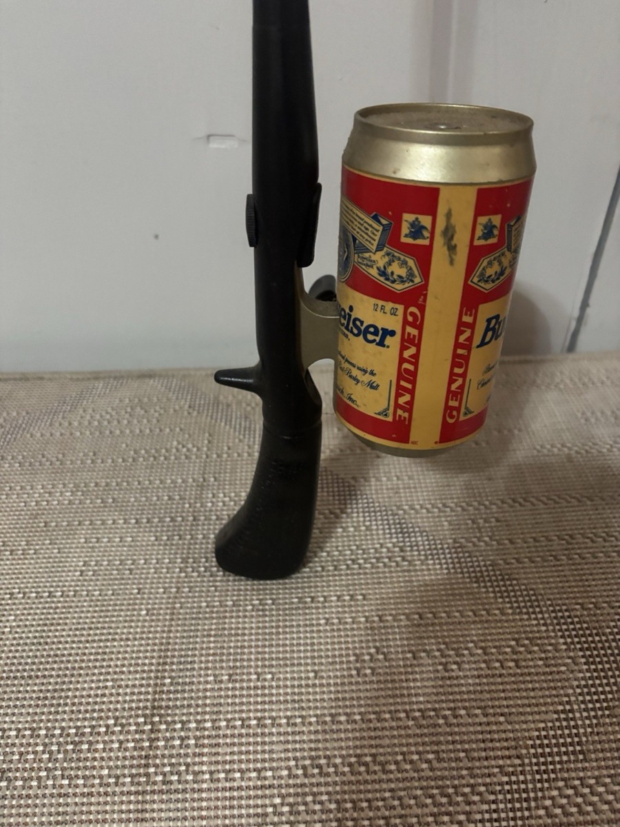 budweiser beer can fishing pole Vintage/ Rare/ Odd Budweiser Can Reel, Working Fishing Pole, Beer Can Reel