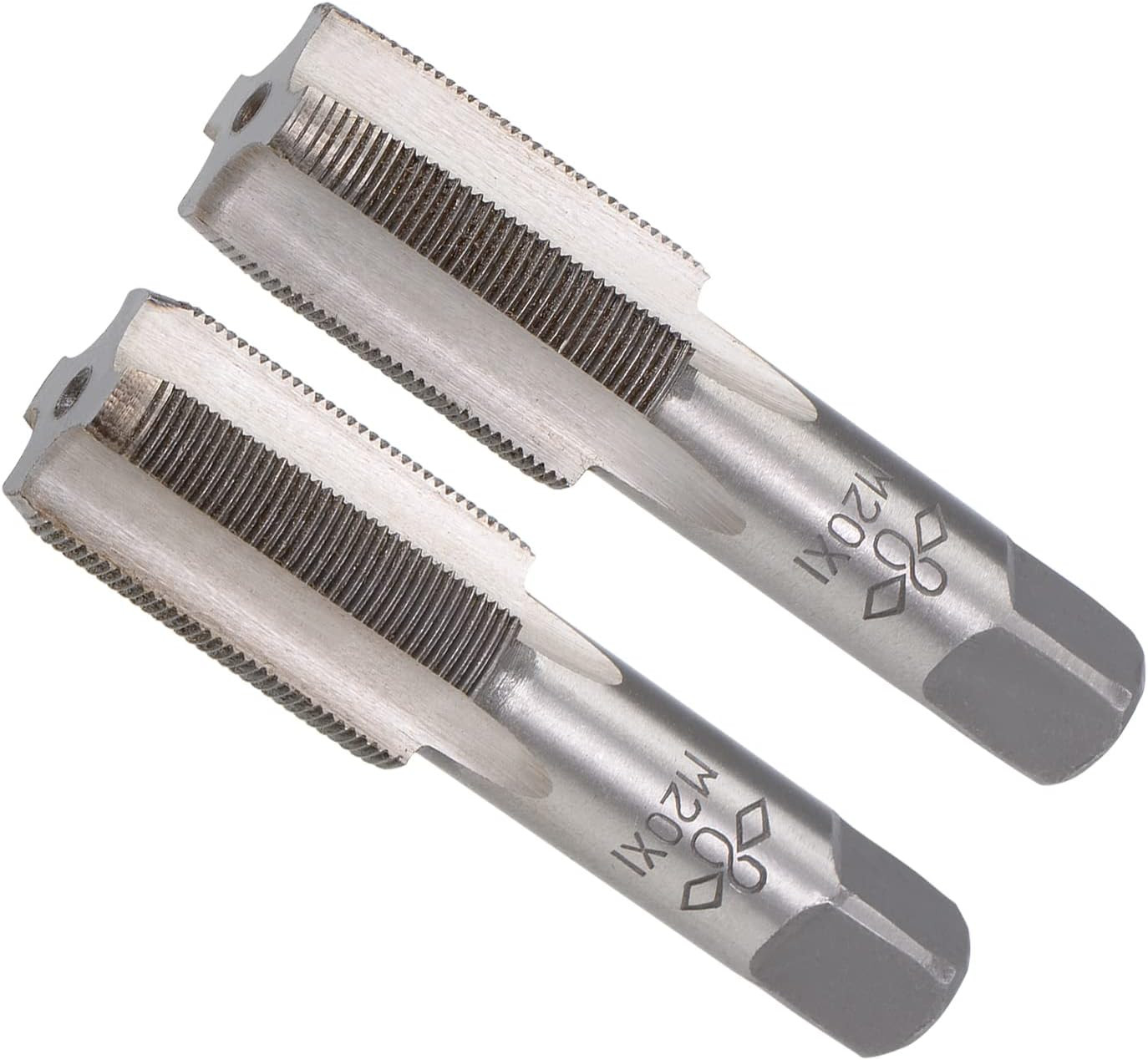 Mano Filettatura Maschi, M20 X 1 Filettatura, Metrico Lega Utensile Acciaio Vite