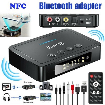 NFC Bluetooth 5.0 Empfänger 3,5mm HiFi Wireless Stereo Audio Adapter Receiver