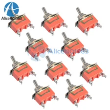 15A Heavy Duty Toggle Flick Switch ON/OFF Rocker Auto Dash Light Metal SPST 250V