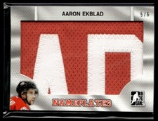 2014-15 In The Game NamePlates RC Team Canada Aaron Ekblad 5/6 #NP-1