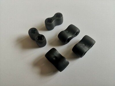 Lego TECHNIC Technik 5 St Gummi 1x2 schwarz 45590 NEU Getriebe Kupplung 