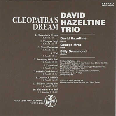 David Hazeltine Trio Jazz Piano NEW CD 