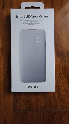 Samsung Smart LED View Cover for Galaxy S22+   Light Gray   EF-NS906PJEGUS
