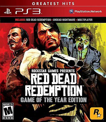 2010 Red Dead Redemption 1 Sony Playstation 3 Sealed VGA 85+ PAL