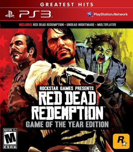 Red Dead Redemption Edición Juego del Año Playstation 3 PS3 - Totalmente Nuevo - Imagen 1 de 12