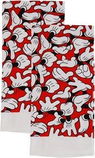 NEW Set of 2 Disney Mickey Mouse Kitchen Towels 100 Cotton