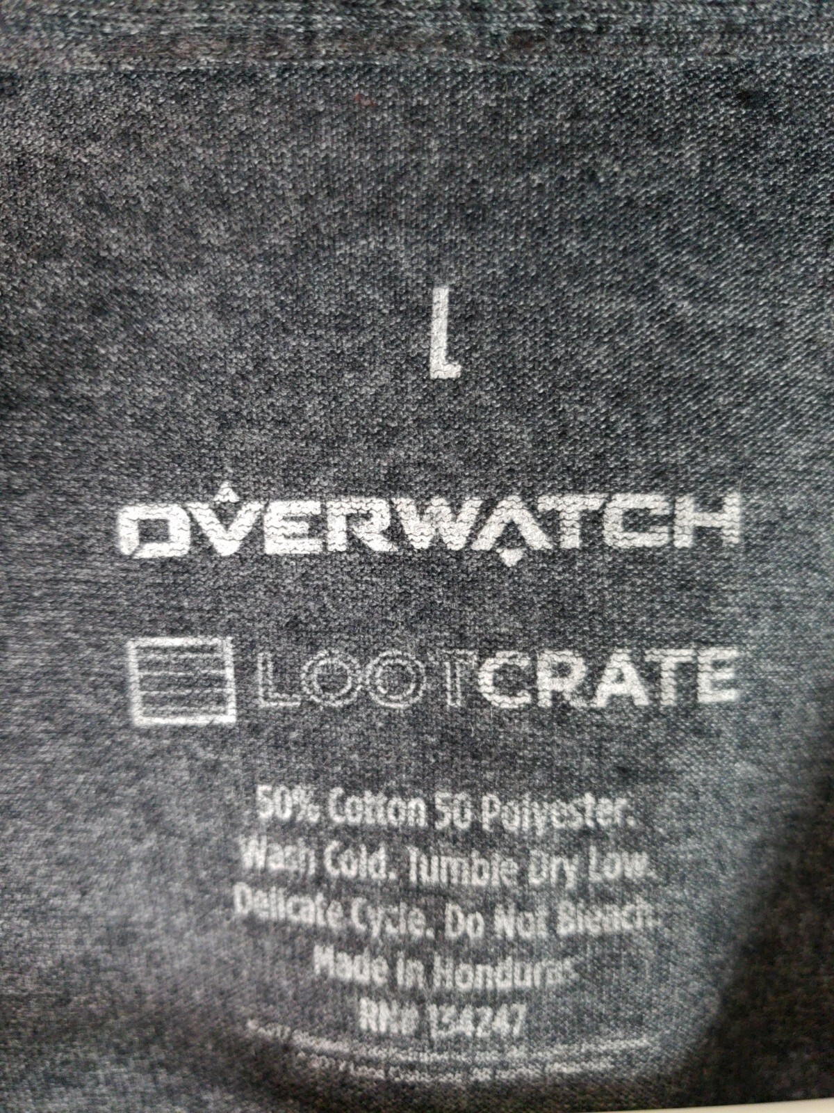 Official Overwatch XBOX PS4 Blizzard Winston Primal Rage gray t-shirt Large image 4