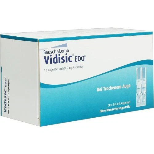 DR. GERHARD MANN CHEM.-PHARM.FABRIK GMBH VIDISIC EDO Augengel 60X0.6 ML PZN 117021