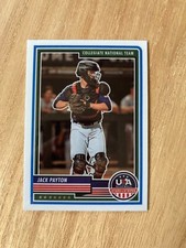 JACK PAYTON 2023 PANINI USA BASEBALL STARS & STRIPES BASE CARD