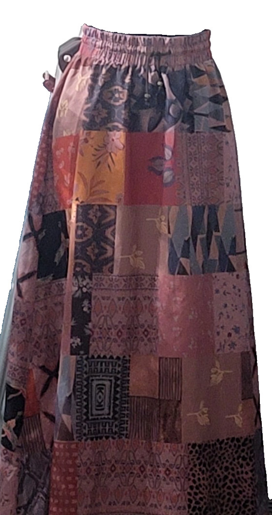 Unbranded Women's Multicolor Patchwork Maxi Skirt… - image 4