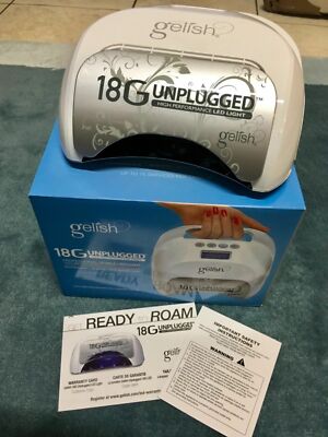 Harmony Gelish 18G Unplugged High Performance LED Lamp Cordless NEW BEST LAMP