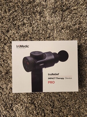 truMedic truRelief IMPACT Therapy Device PRO 6 Speed 5 Head New in Box MSRP $299