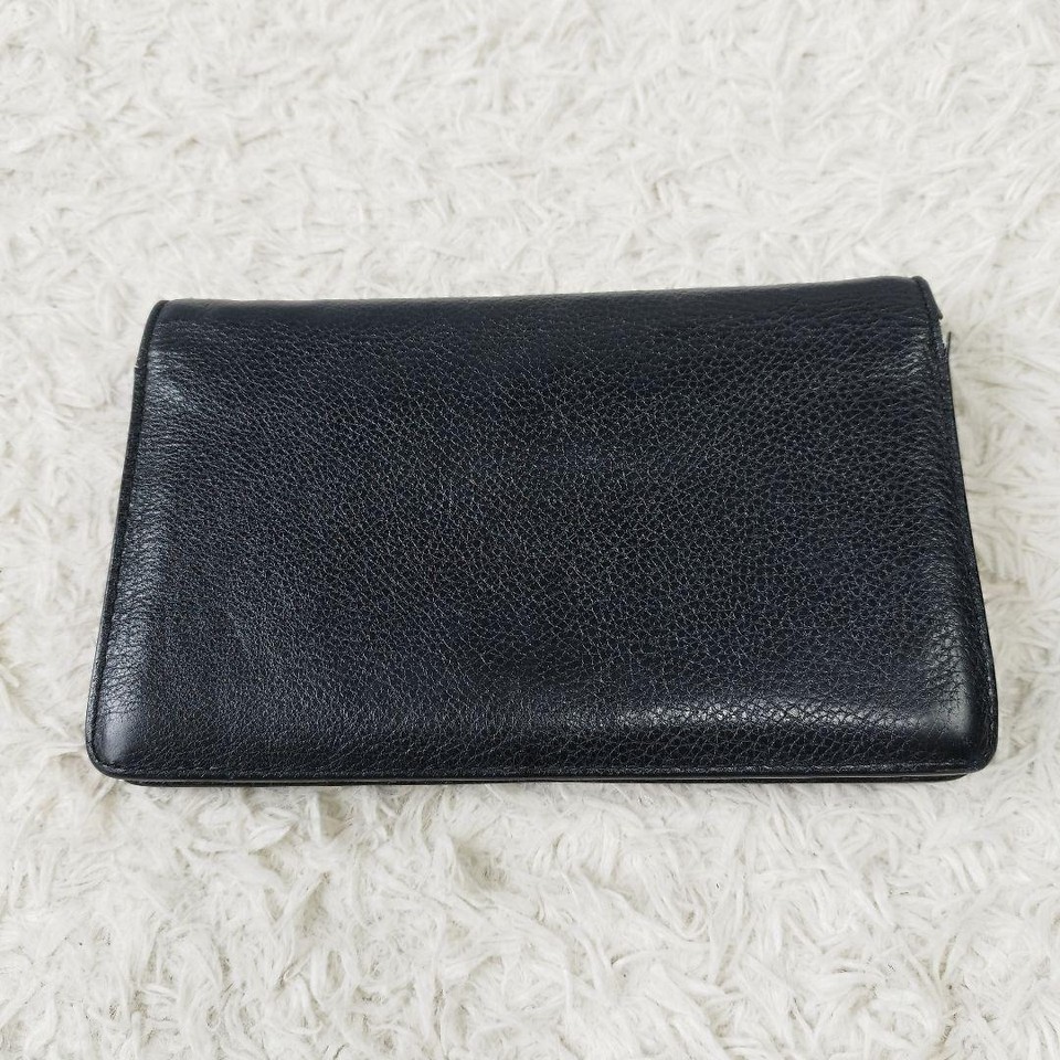 Coach 2Way Wallet Shoulder Bag Smartphone Holder Leather Black m4_0824