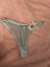 NWT Vintage Maidenform Sheer Thong Nylon Panty Sz 6 Medium