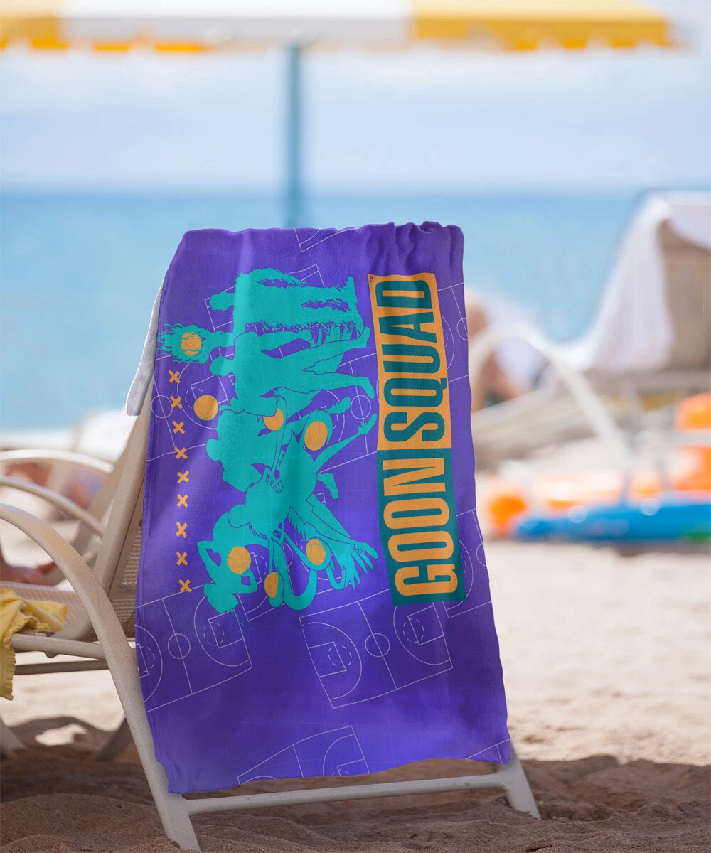 Space Jam: A New Legacy Goon Squad Silhouettes Licensed Beach Towel 30"x60"