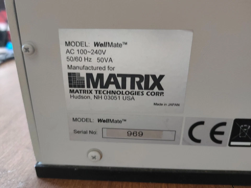 Matrix WellMate Plate Dispenser tested working Foto 3 de 4