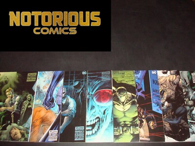 Batman One Bad Day 1-8 Complete Jim Lee Variant Set DC Collection