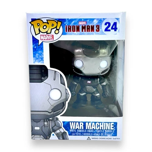 Funko Pop! War Machine # 24 Disney Marvel SHELF WEAR Iron Man 3 Brand New