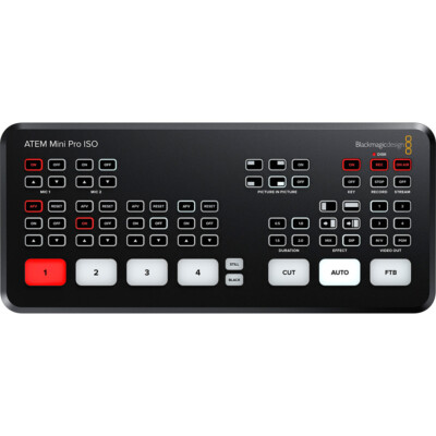 Blackmagic Design ATEM Mini Pro Switcher w/ HDMI Cable & Straps
