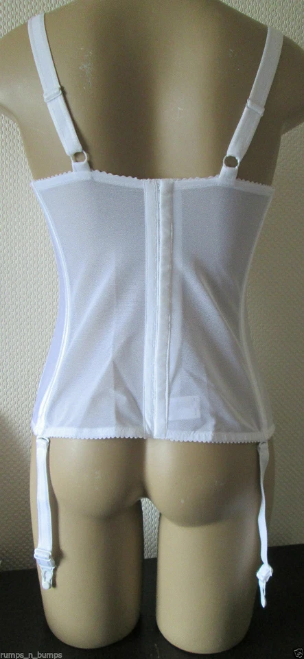 Miss Mary Korsage Gr.70F Gr.80F mit Stäbe Straps Multi Bügel BH formend Bustier - Bild 2 von 3