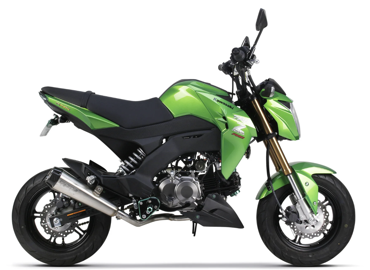 Full Exhaust System - 2016-2025 Kawasaki Z125 Two Brothers - Comp