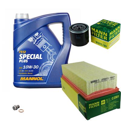 MANN Inspektionspaket 5 L MANNOL Special Plus 10W-30 für Mitsubishi Colt VI 1.5