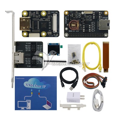 Open Source Software PiKVM-A4 Kit for Raspberry Pi Zero 2 WPiKVMV2 HAT + Power